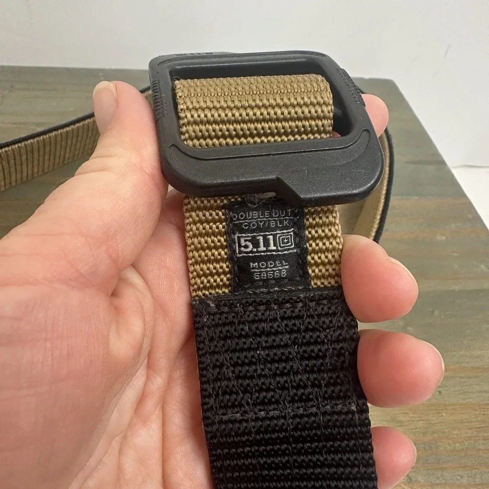 5.11 Double Duty Belt Reversible Black Brown /Gold 1.5